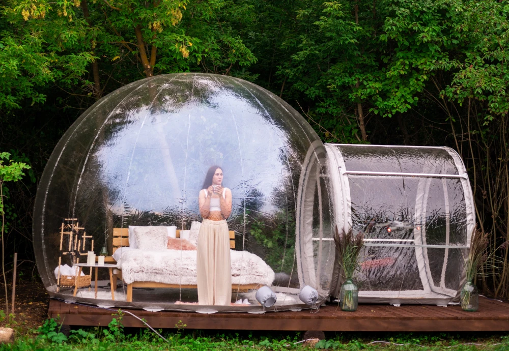 inflatable outdoor bubble tent